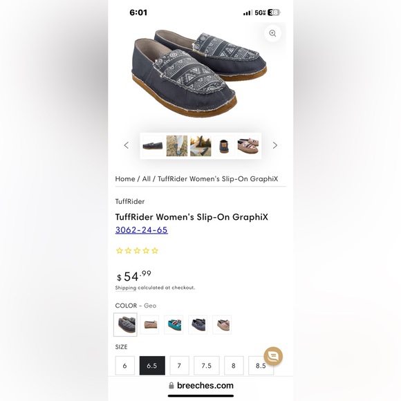 TUFF RIDER WOMANS SLIP ON - Picture 8 of 9